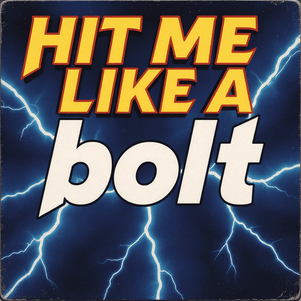 HIT ME LIKE A BOLT album art